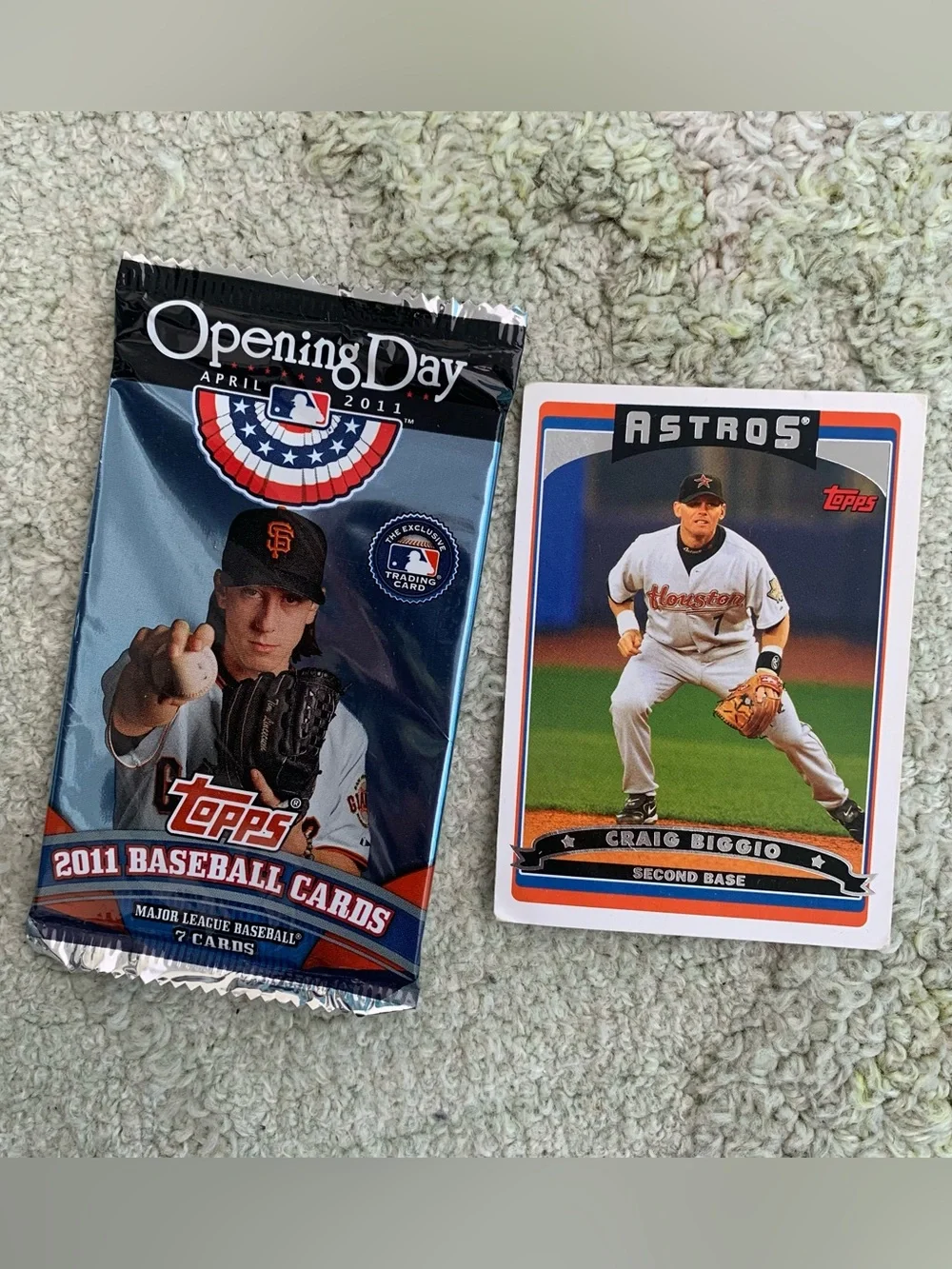 factory-sealed 2011 Topps Opening Day Baseball Pack